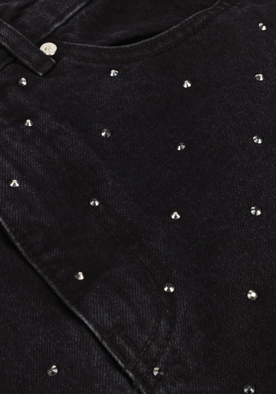 Zwarte SECOND FEMALE Minirok JAYDEN DENIM SKIRT - large