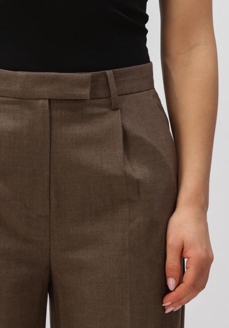 Bruine SECOND FEMALE Wijde broek DAKOTA TROUSERS - large