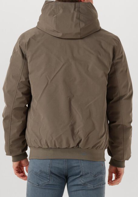 Khaki AIRFORCE Jack HOODED REVERSIBLE JACKET - large