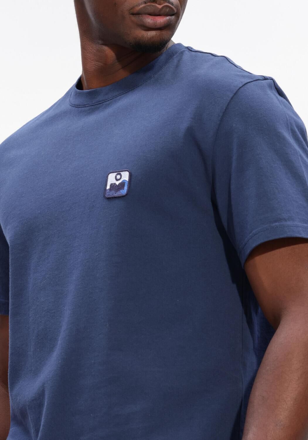 Donkerblauwe ISABEL MARANT Polo HUGO TEE SHIRT - large