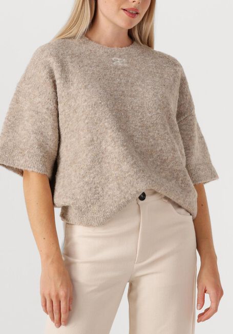 Beige STUDIO AR Trui JESSICA BOUCLE KNIT - large