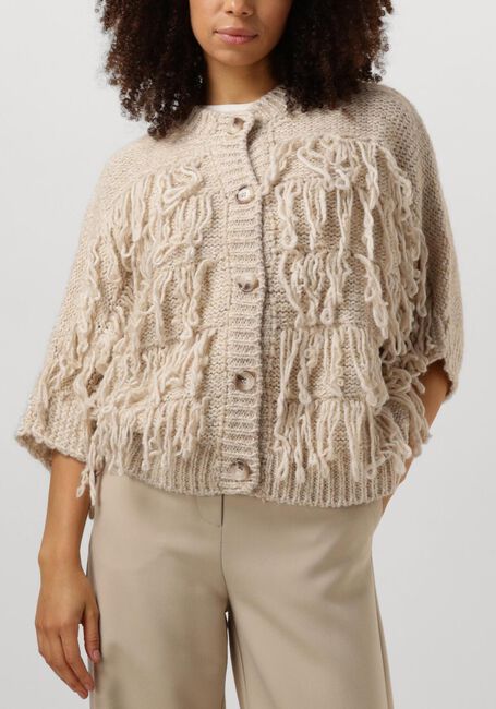 Witte SUMMUM Vest CARDIGAN 3/4 SLEEVE FRINGE KNIT - large