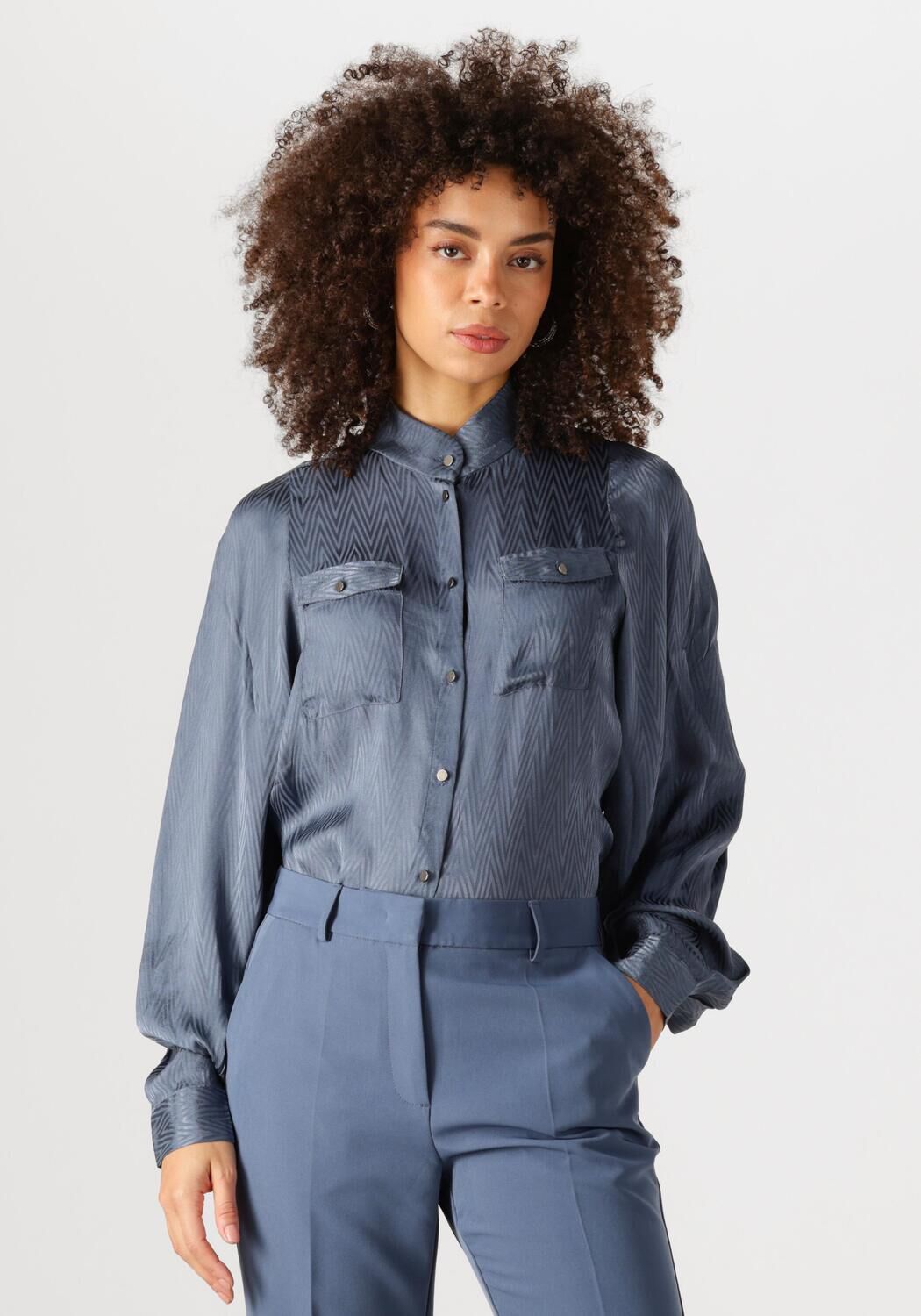 Bruuns Bazaar Blouse Dames Bbshauna, Maat: 34, Kleur: Blauw