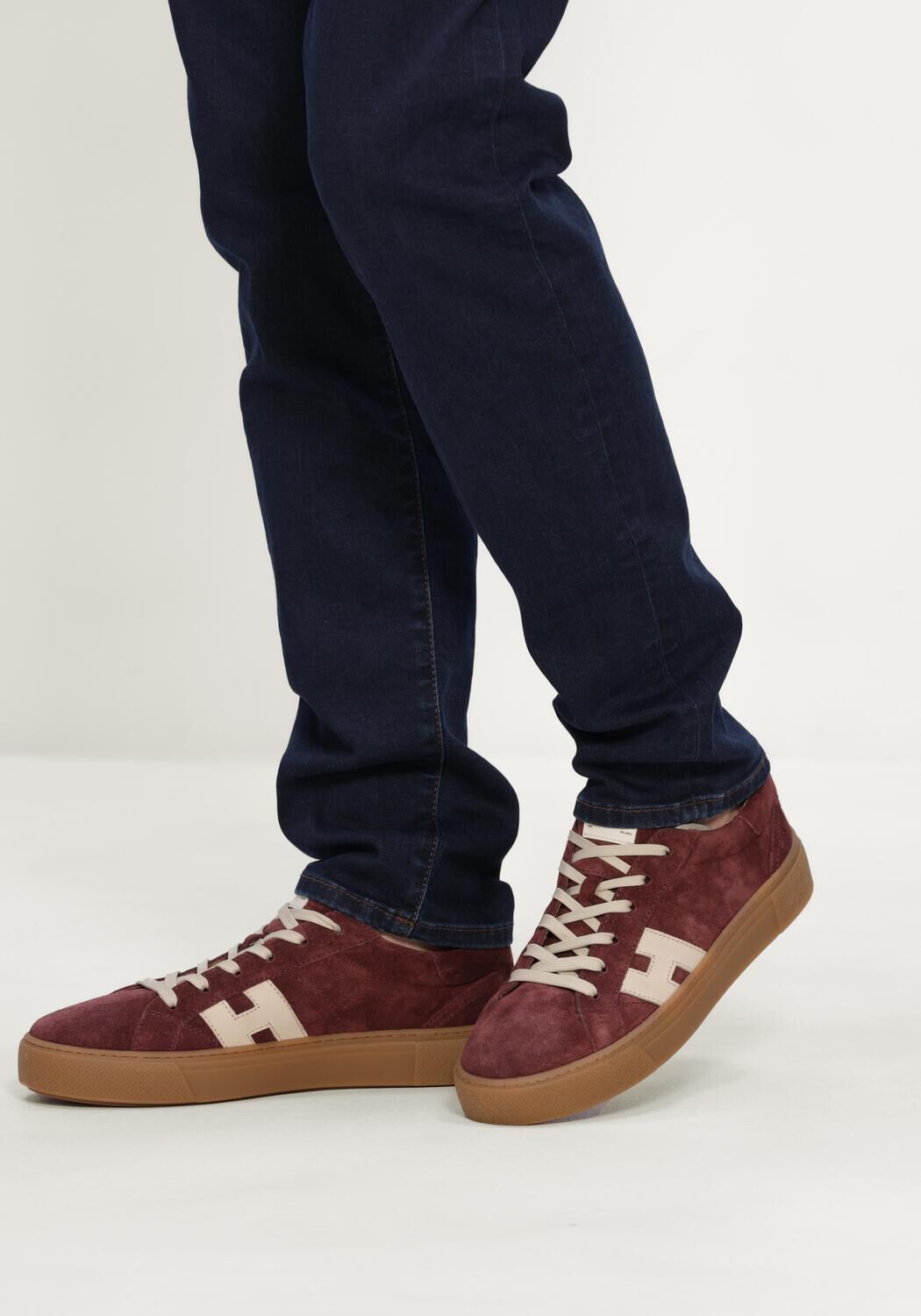 Bruine HOGAN Lage sneakers H705 ALLACCIATO H - large