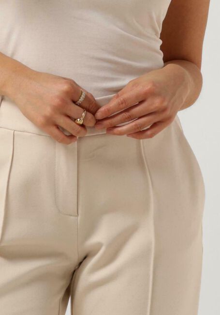 Gebroken wit SUMMUM Flared broek TROUSERS PUNTO MILANO - large