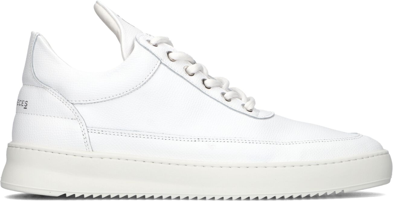 Filling Pieces Lage Sneakers Heren Low Top Ripple Cr, Maat: 46, Materiaal: Leer, Kleur: Wit