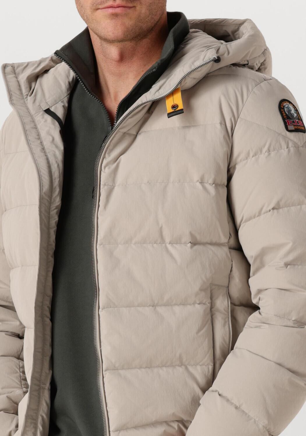 Beige PARAJUMPERS Gewatteerde jas CASSIAN - large