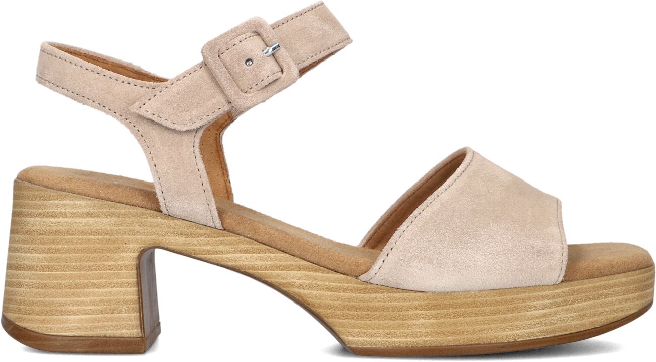 Gabor Sandalen
Dames 721.1.0, Maat: 39, Materiaal: Suède, Kleur: Beige