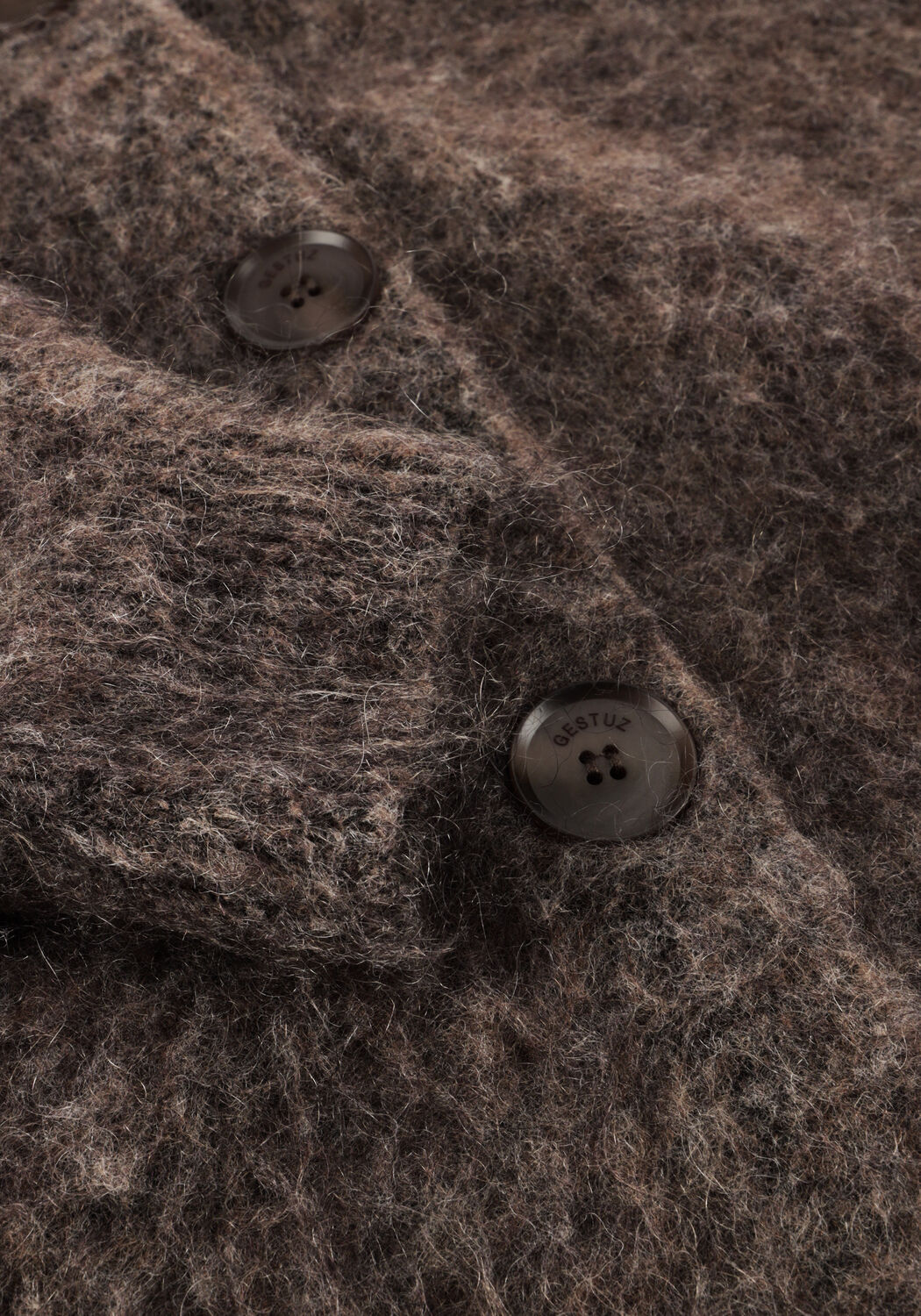 Bruine GESTUZ Vest GZDEBBIE CARDIGAN - large