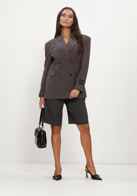 Bruine HAUTE L'AMITI&Eacute; Blazer WAIST FIT CHECK BLAZER - large