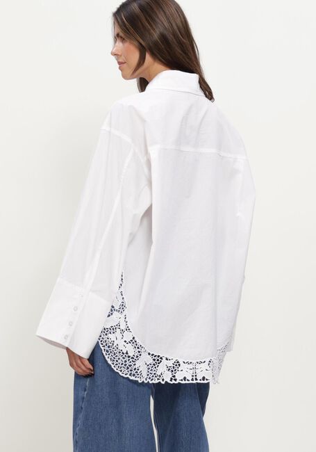 Witte ROTATE Blouses OVERSIZED SHIRT - large