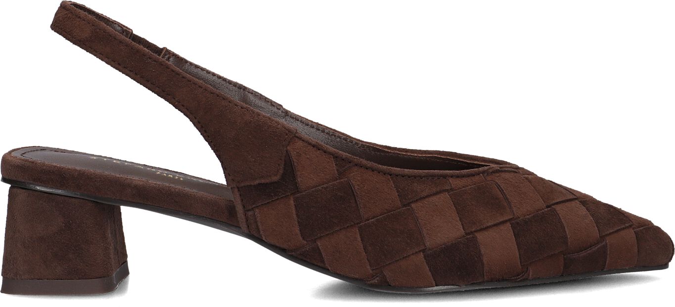Stefano Lauran Slingbacks Dames D24062, Maat: 43, Materiaal: Suède, Kleur: Bruin afbeelding 1