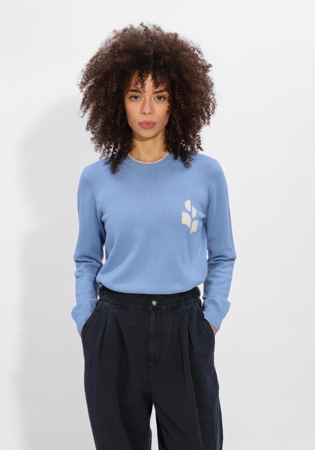 Lichtblauwe ISABEL MARANT Trui LANTA-GB - large