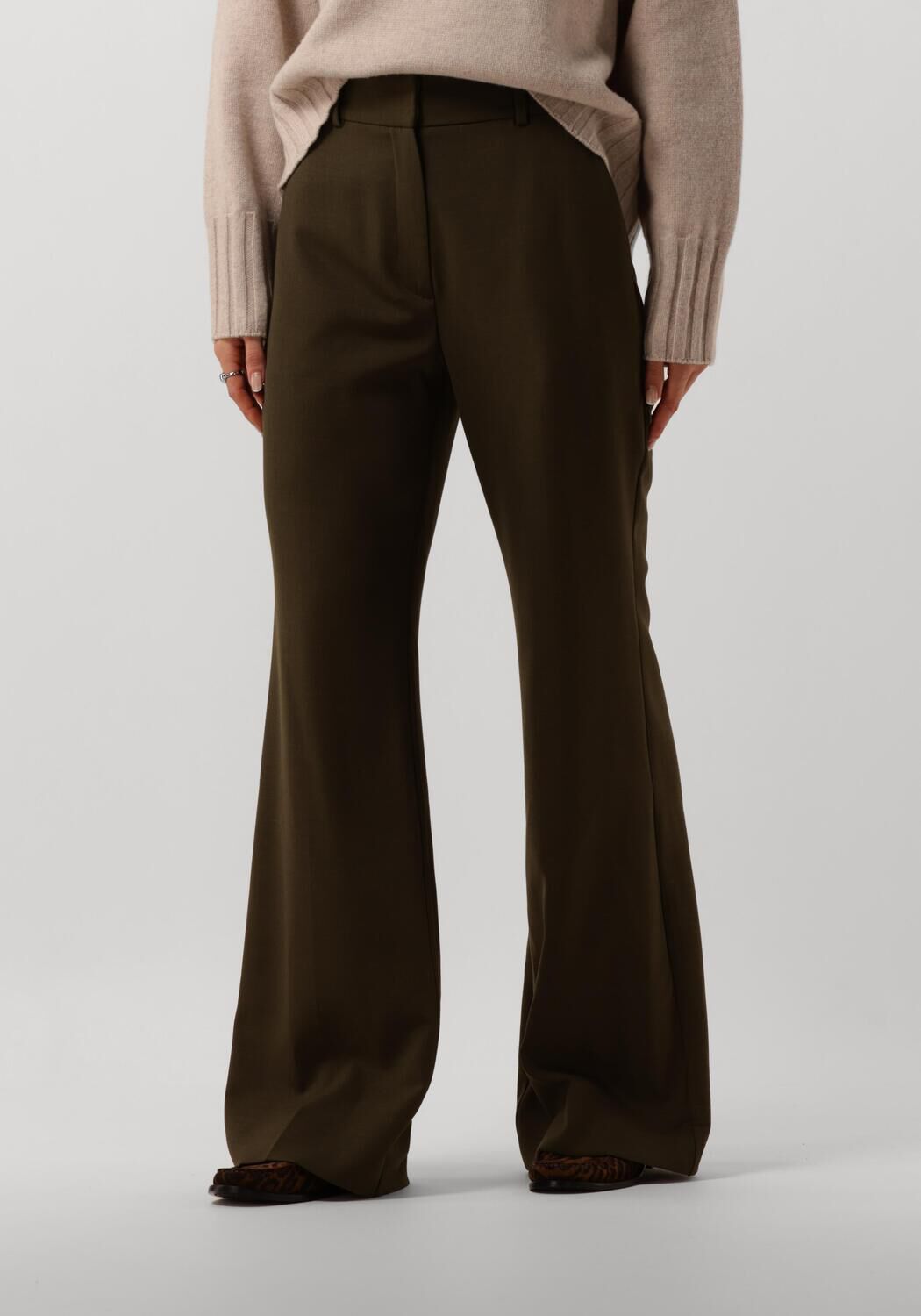 FiveUnits Pantalon Dames Olivia 085, Maat: 25, Kleur: Groen