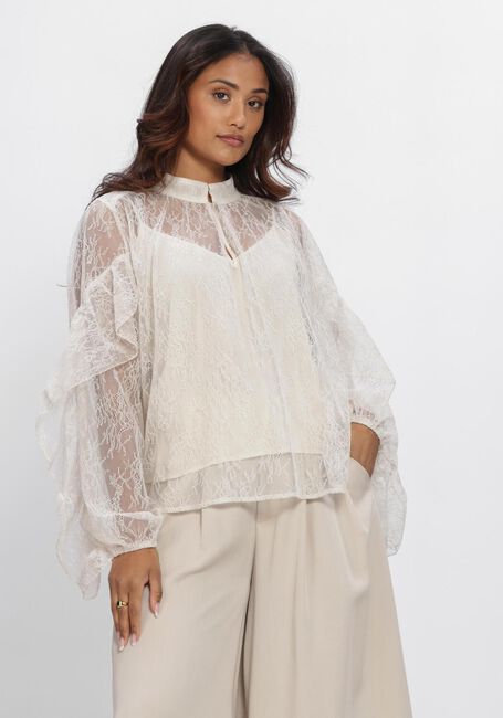 Beige SECOND FEMALE Blouses SYBELL LACE BLOUSE - large