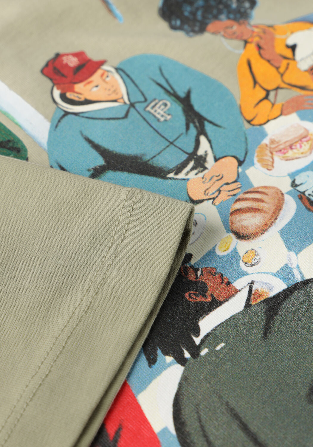 Beige FILLING PIECES T-shirt T-SHIRT SUPPER - large