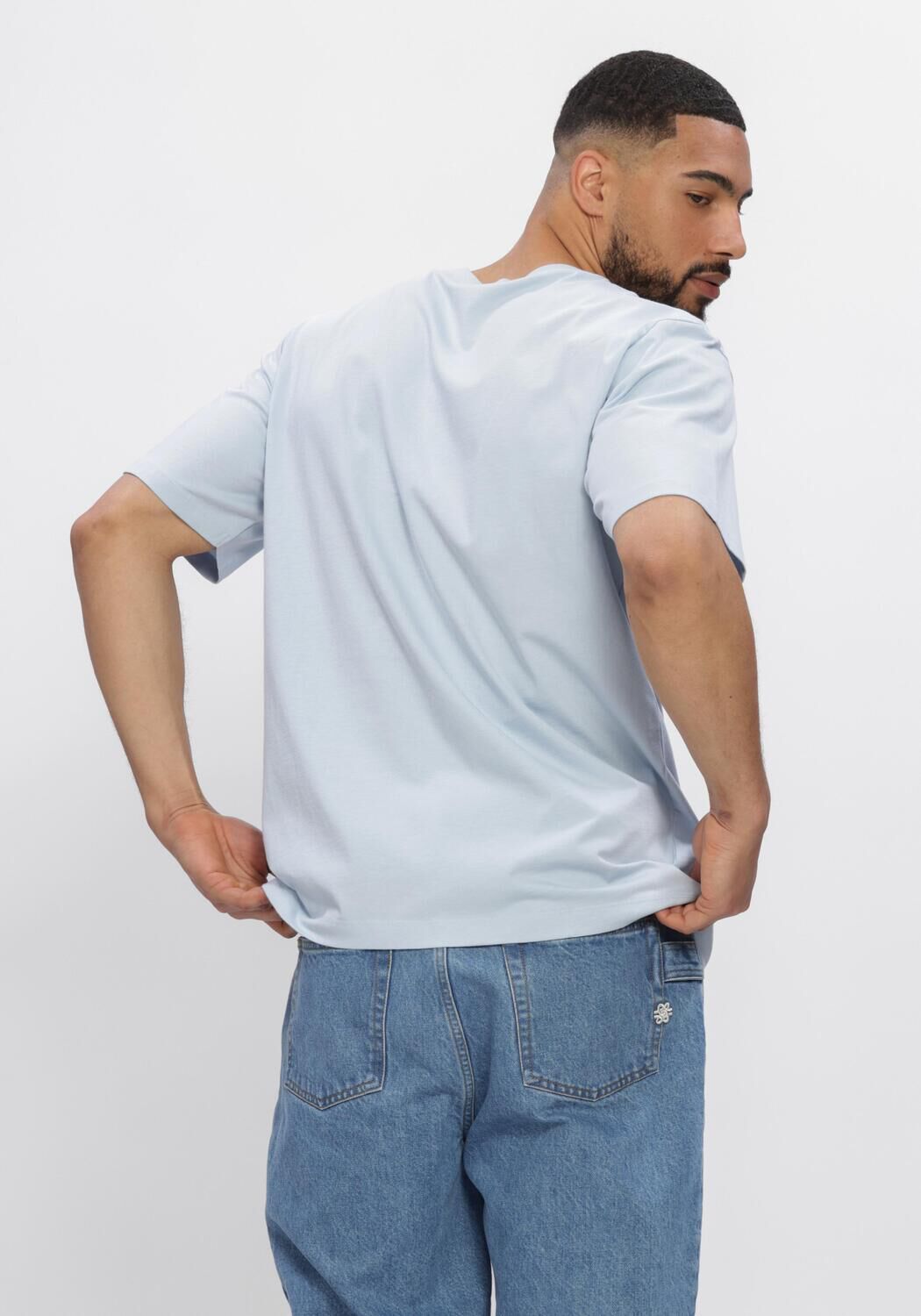 Lichtblauwe FILLING PIECES T-shirt T-SHIRT GOWTU - large