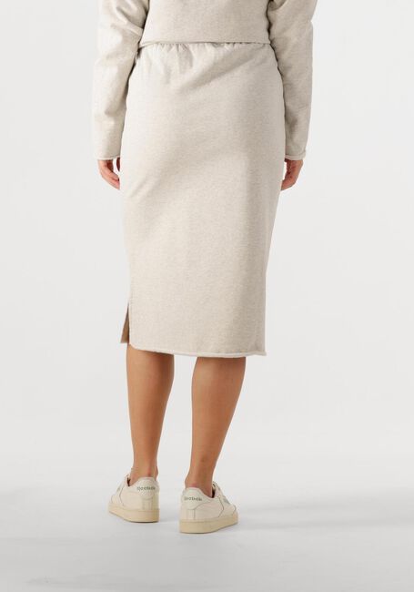 Beige PENN & INK Midirok SKIRT - large