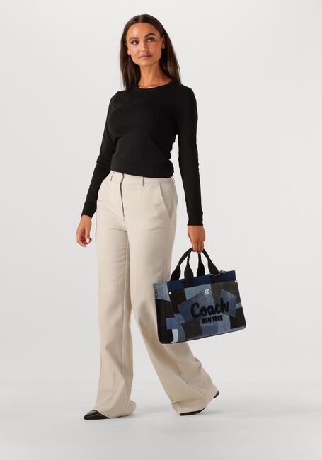 Zwarte CO'COUTURE T-shirt GRANNY EMBROIDERY LONGSLEEVE TEE - large