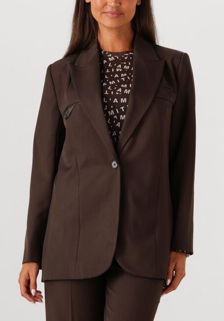 Bruine HAUTE L'AMITIÉ Gilet PREMIERE SINGLE BLAZER - large