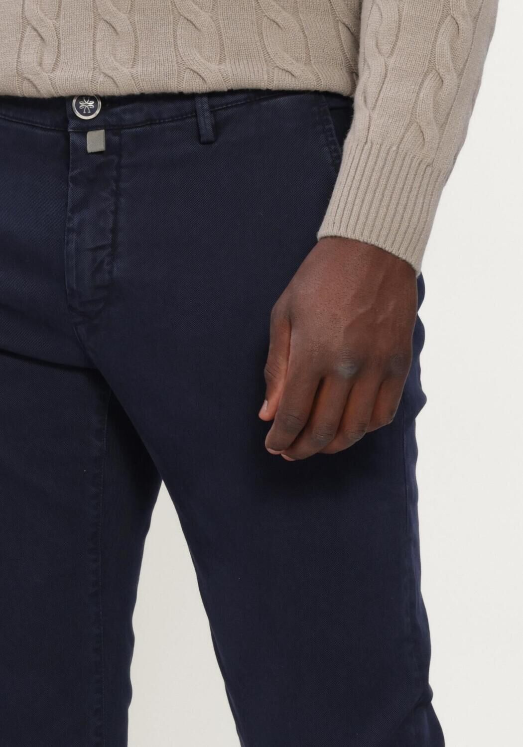 Donkerblauwe JACOB COHEN Chino PANTALONE SLIM FIT BOBBY - large