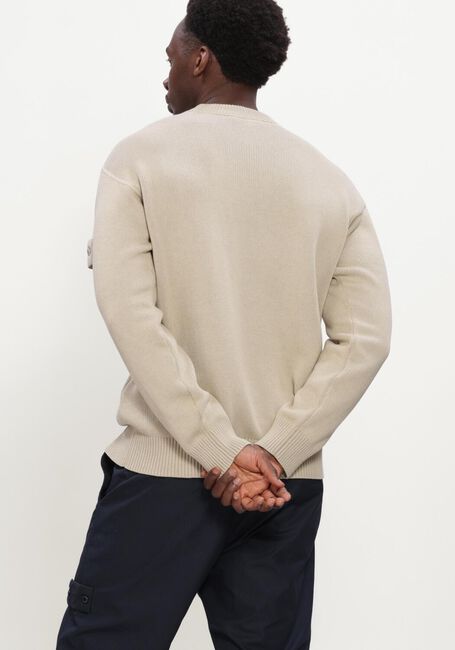 Beige STONE ISLAND Trui CREW NECK S00FA - large