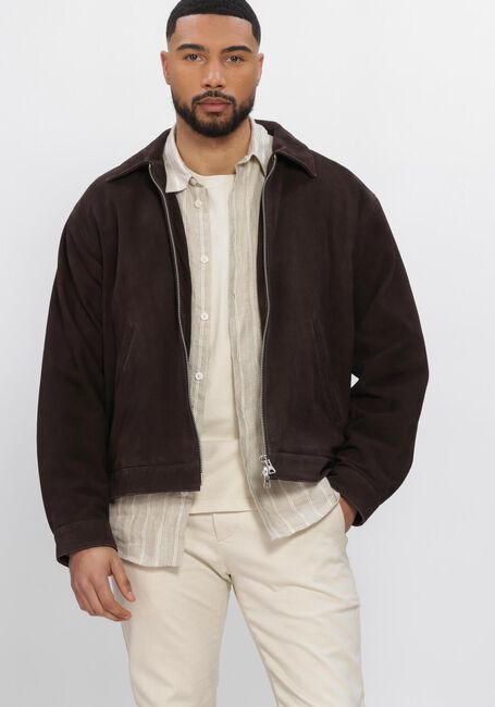 Zand NN.07 Leren jas PETRUS SUEDE 80030 - large