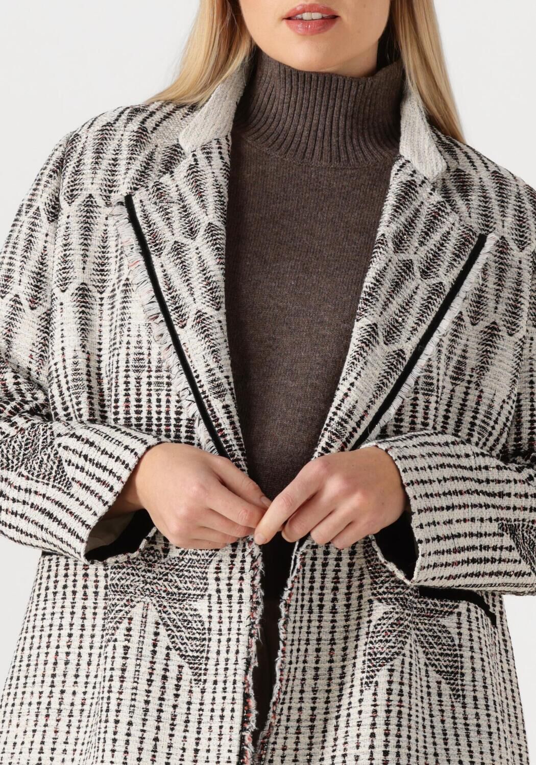 Multi FORTE FORTE Blazer JACQUARD LIBELLE OVERJACKET - large