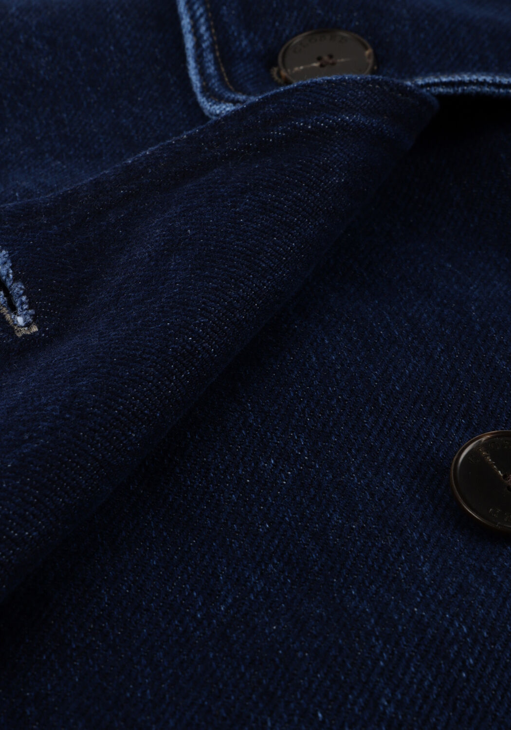 Donkerblauwe CLOSED Trenchcoats CROPPED TRENCH - large