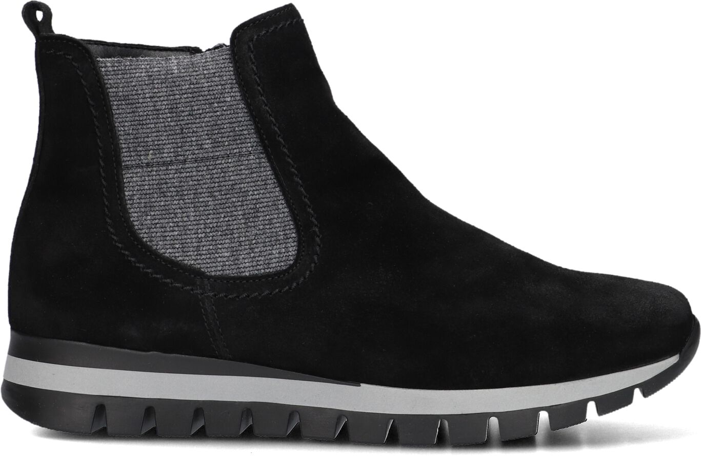 Gabor Chelsea Boots Dames 451, Maat: 35, Materiaal: Suède, Kleur: Zwart