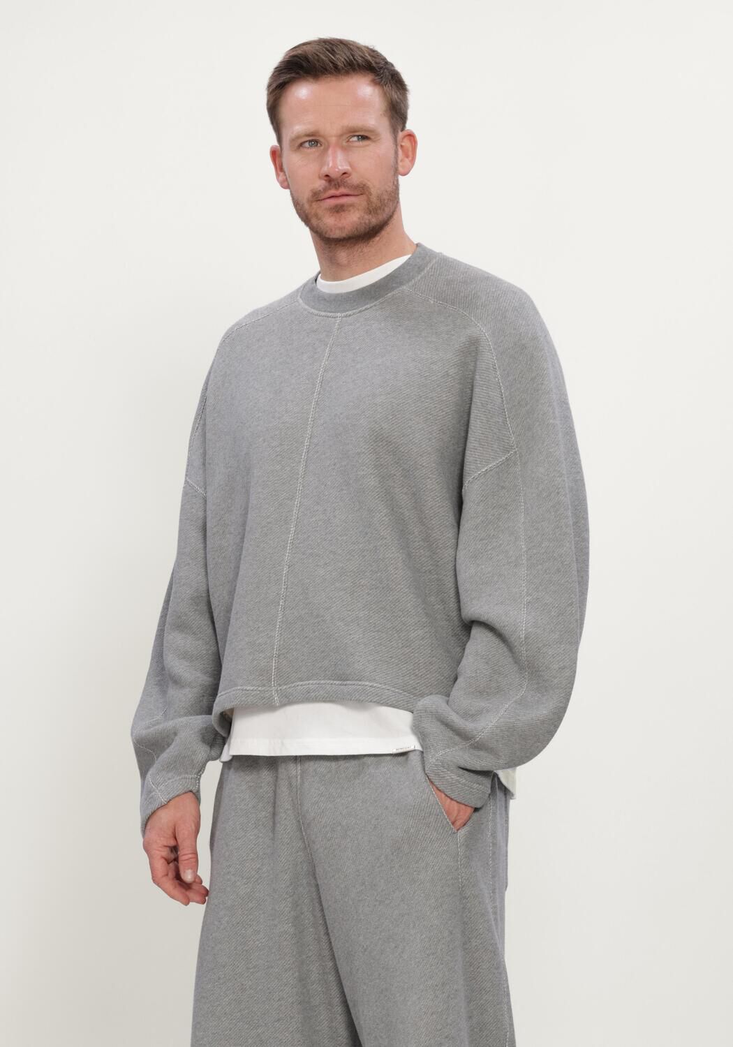 Grijze REPRESENT Sweater HEAVYWEIGHT SWEATER - large