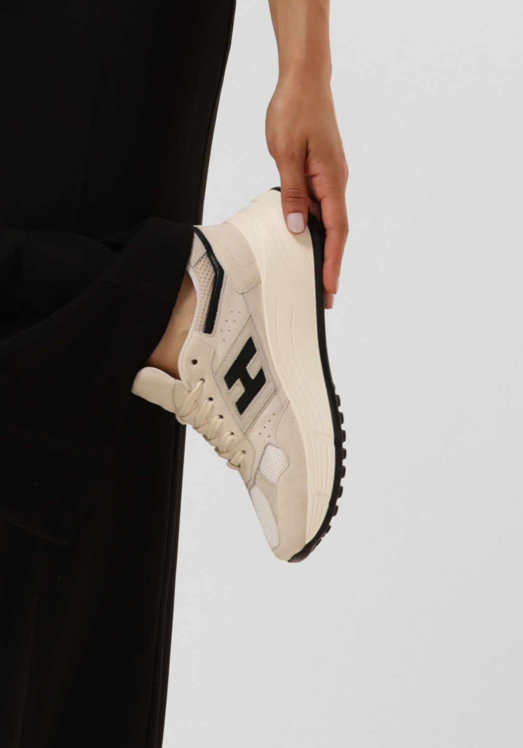 Beige HOGAN Sneakers COMBI MESH SNEAKER - large