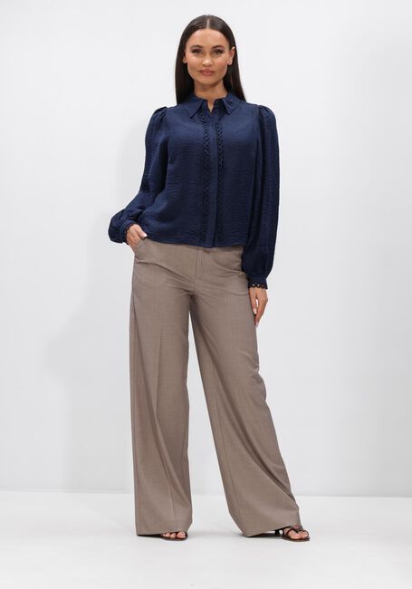 Donkerblauwe CO'COUTURE Top TASSY LACE SHIRT - large