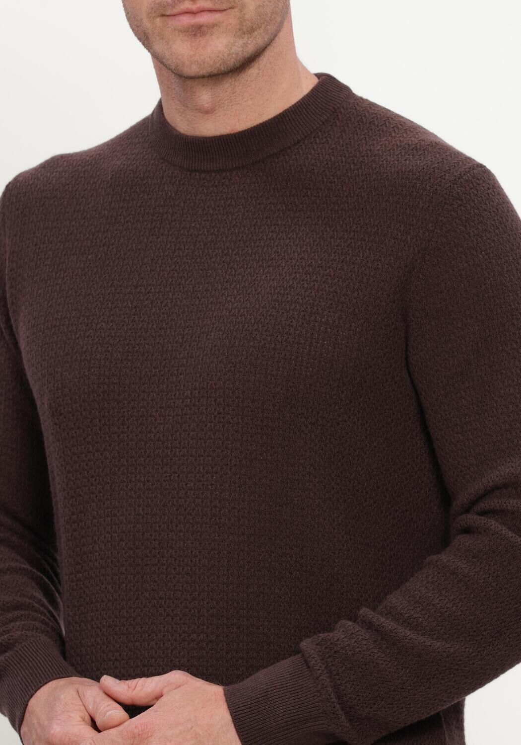 Bruine FILIPPO DE LAURENTIIS Trui G.COLLO ML - large