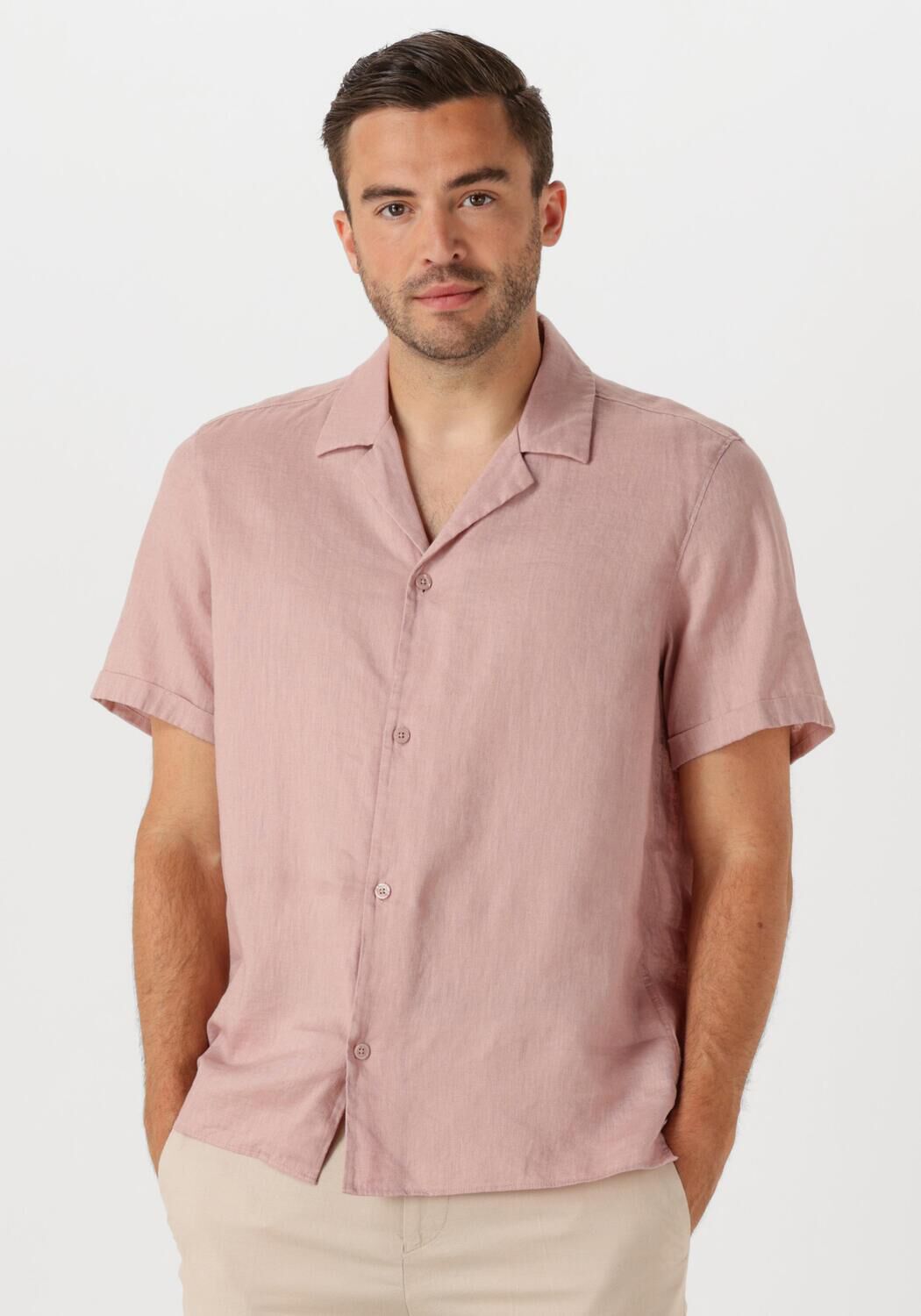 Drykorn Casual Overhemd Heren Bijan_2 126106, Maat: S, Kleur: Lichtroze afbeelding 1