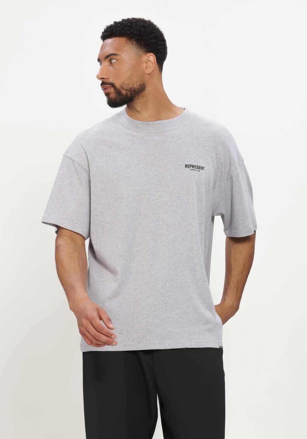Grijze REPRESENT T-shirt REPRESENT OWNERS CLUB T-SHIRT - large