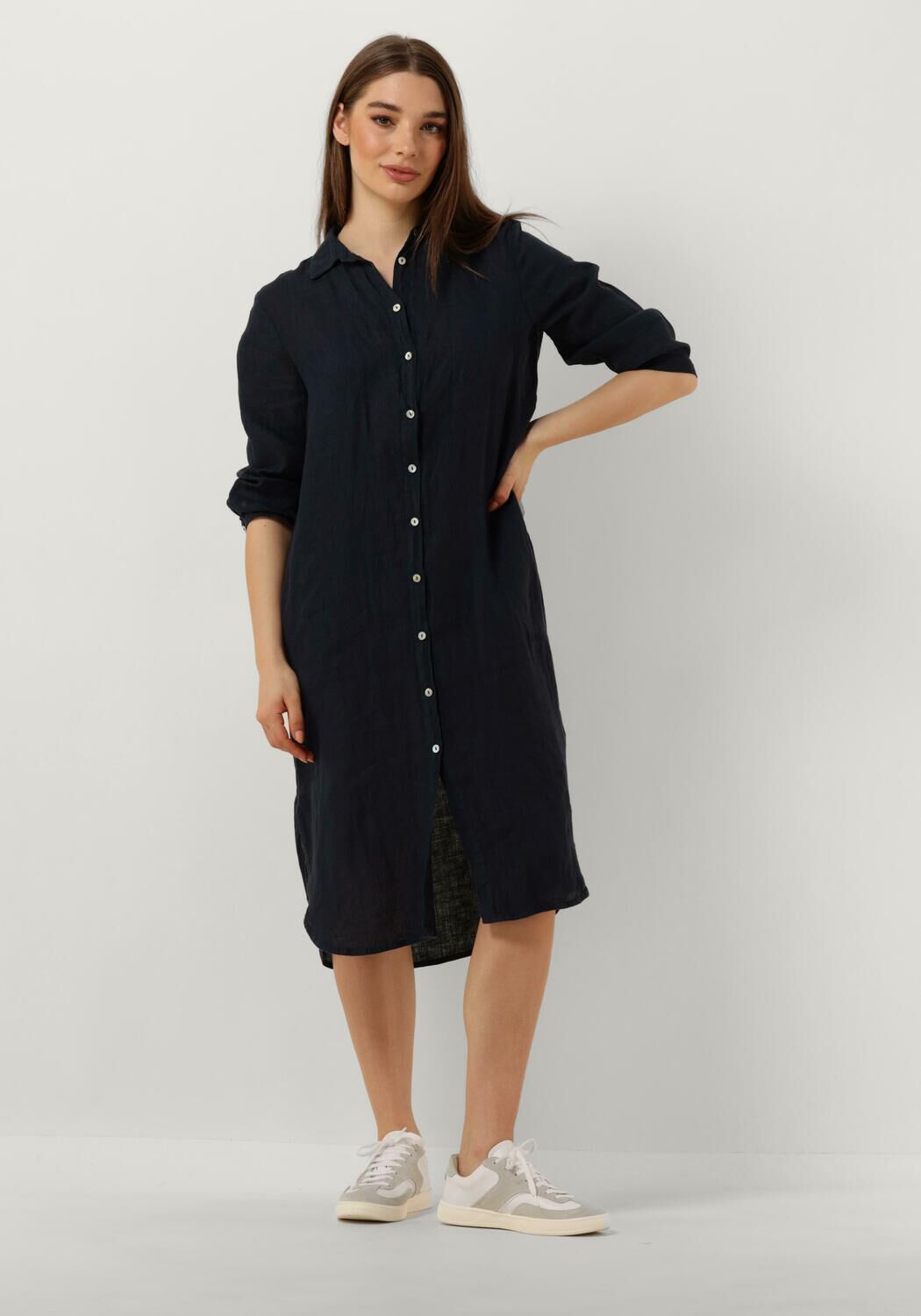 Bellamy Midi Jurk Dames Domi 1, Maat: M, Kleur: Blauw