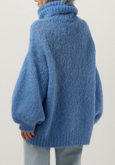Blauwe AMERICAN DREAMS Coltrui PEPPER ROLL NECK ALPACA PULLOVER - large