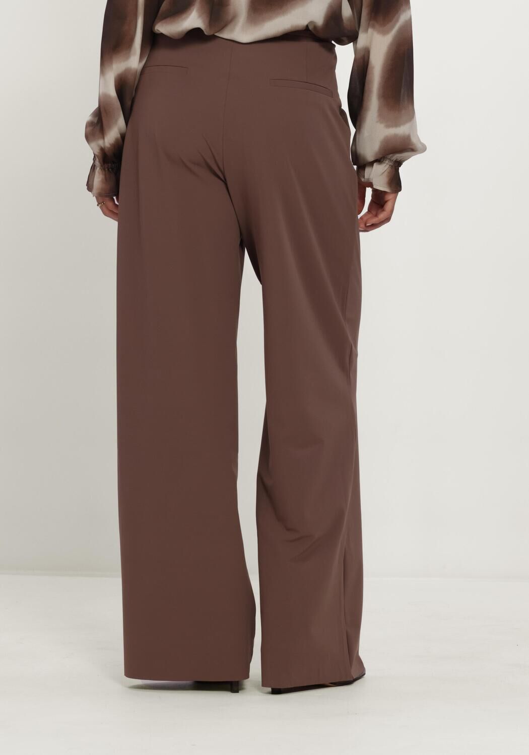Bruine JAPAN TKY Wijde broek KONA LONG - large