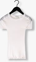Witte ROSEMUNDE T-shirt BENITA SILK T-SHIRT W/ LACE Witte ROSEMUNDE T-shirt BENITA SILK T-SHIRT W/ LACE - medium