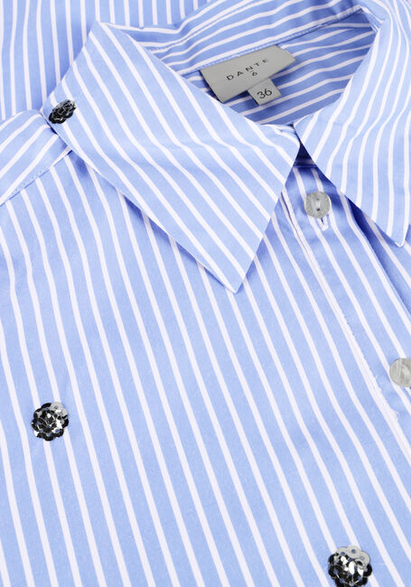 Blauwe DANTE6 Blouses QUE OVERSIZED STRIPE SHIRT Blauwe DANTE6 Blouses QUE OVERSIZED STRIPE SHIRT - large