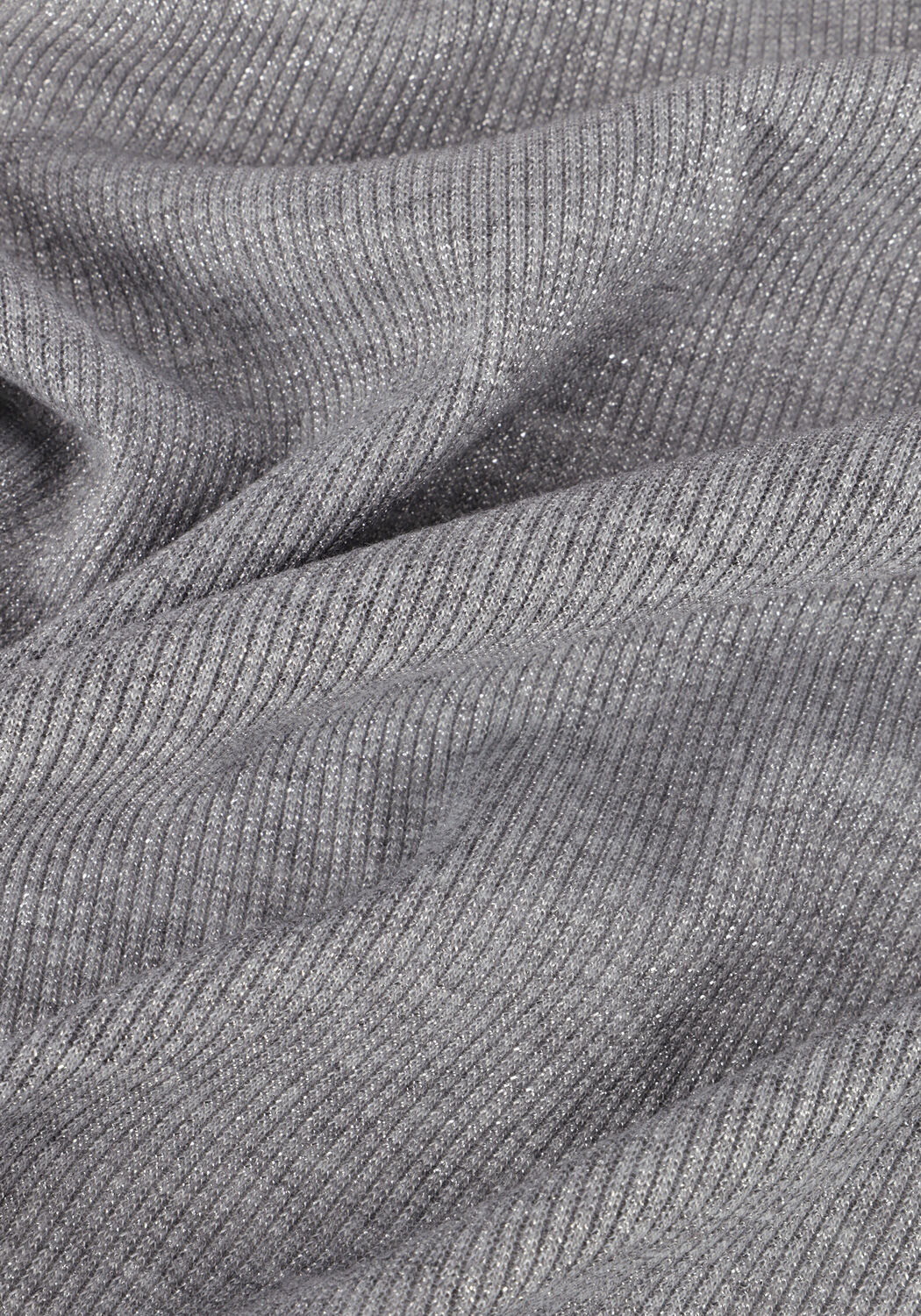 Zilveren CO'COUTURE Top SAHARA GLITTER TANK TOP - large