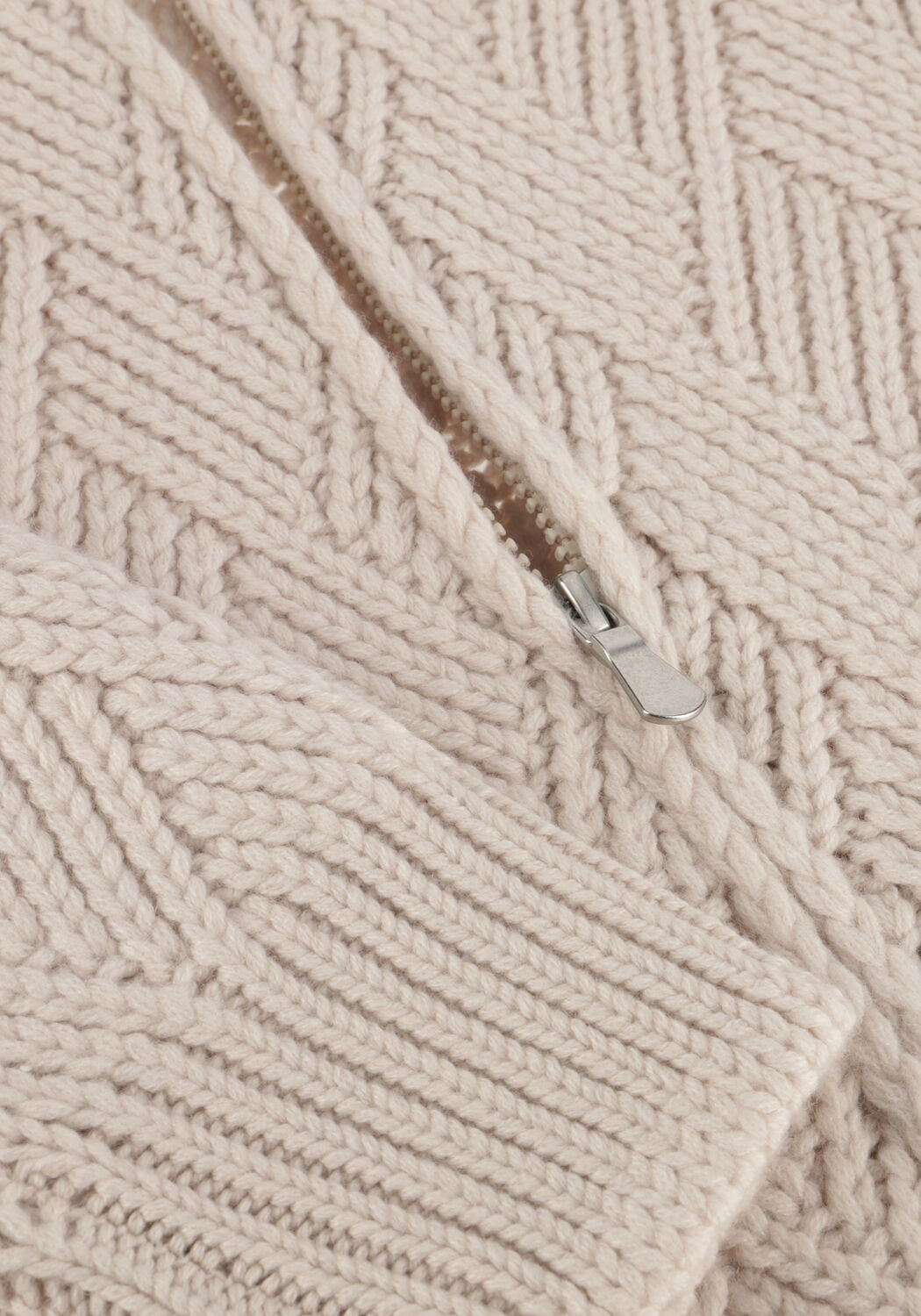 Creme GRAN SASSO Trui JACKET ZIP C 15554 - large