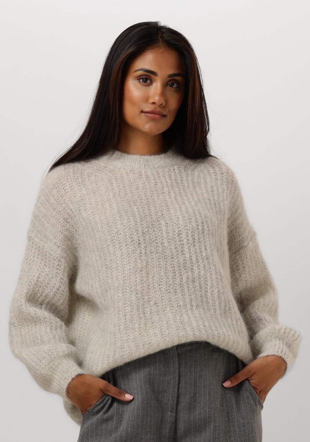 Des Petits Hauts Trui Dames Burma, Maat: L, Kleur: Grijs