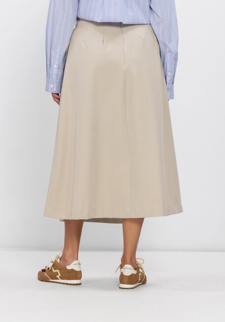 Taupe CO'COUTURE Rokken LUNACC BELT PLEAT SKIRT - large