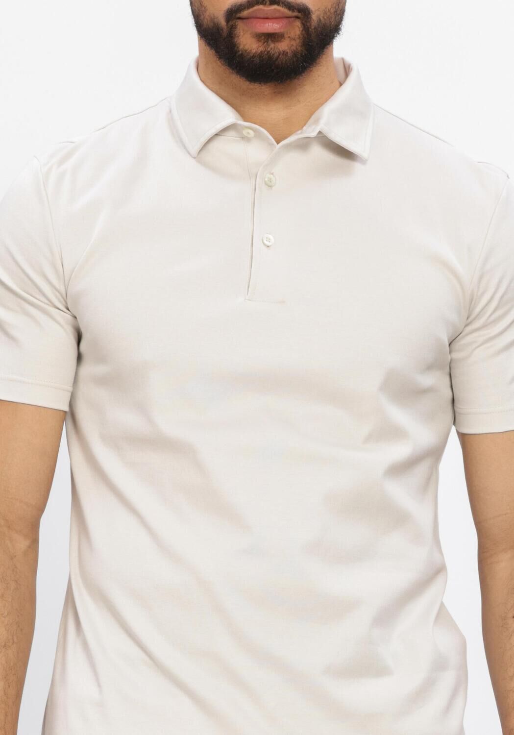 Beige VALENZA Polo SUPIMA POLO SCHILLER COLLAR S/S - large