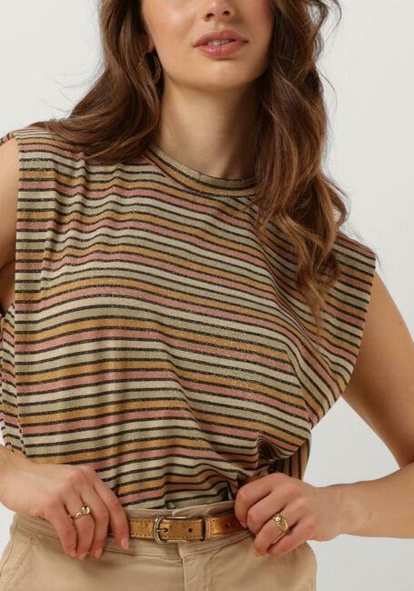 Multi SUMMUM Top TOP SLEEVELESS MULTICOLOR LUREX JERSEY - large