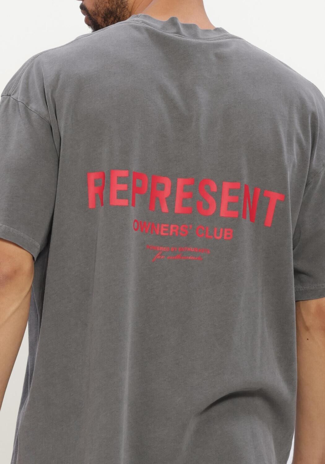 Donkergrijze REPRESENT T-shirt REPRESENT OWNERS CLUB T-SHIRT - large