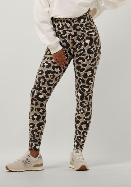 Bruine DEBLON SPORTS Legging CLASSIC LEGGINGS HIGH WAISTBAND - large