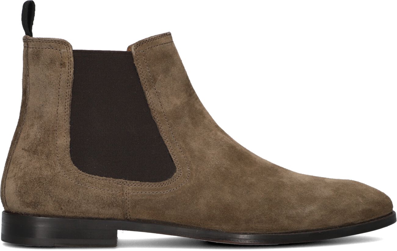 Stefano Lauran Chelsea Boots Heren Sl124h500, Maat: 46, Materiaal: Leer, Kleur: Taupe